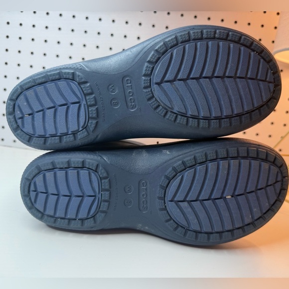 Women’s Crocs Freesail Shorty Rain Boot 203851 in Dark Navy Women's Size 8 - Picture 16 of 16